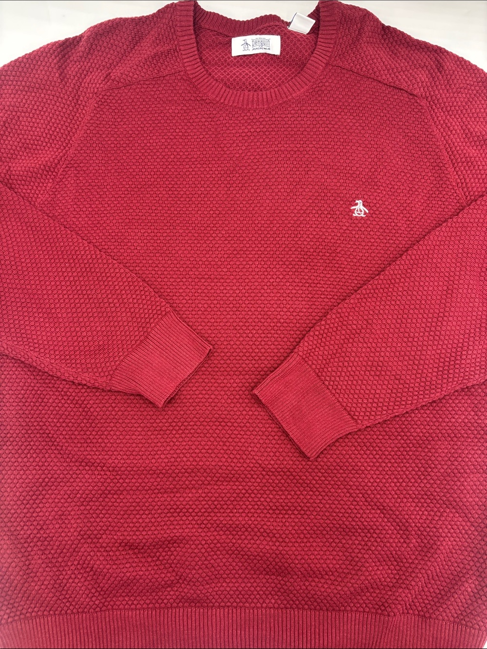 Original Penguin Cotton Knit Crewneck Sweater